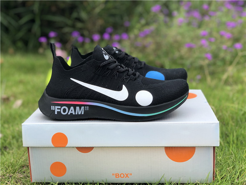 Off-White x Nike Zoom Fly Mercurial Flyknit Black(98% Authentic quality)